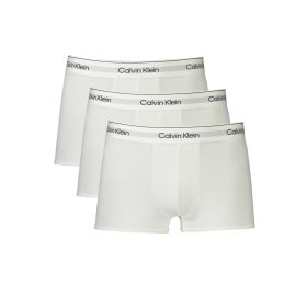 CALVIN KLEIN férfi fehér 3 db-os boxeralsó szett