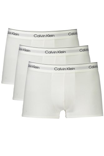 CALVIN KLEIN férfi fehér 3 db-os boxeralsó szett