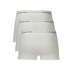 CALVIN KLEIN férfi fehér 3 db-os boxeralsó szett