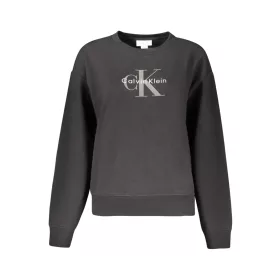 Calvin Klein női fekete cipzáras pulóver