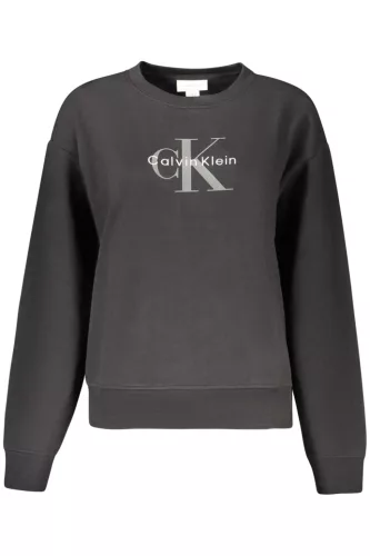 Calvin Klein női fekete cipzáras pulóver