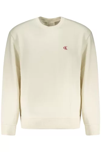 Calvin Klein férfi cipzáras pulóver fehér