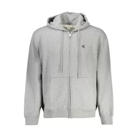 Calvin Klein férfi Szürke cipzáras pulóver