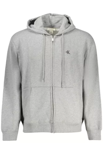 Calvin Klein férfi Szürke cipzáras pulóver