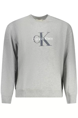 Calvin Klein férfi Szürke cipzáras pulóver