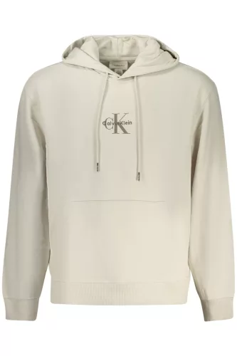 Calvin Klein férfi cipzáras pulóver, bézs