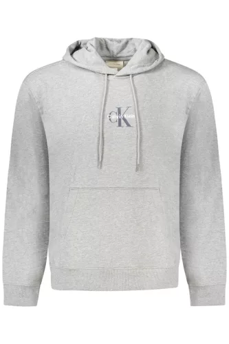 Calvin Klein férfi Szürke cipzáras pulóver
