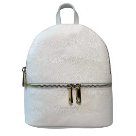 Monarchy fehér női bőr hátitáska19 × 21 cm