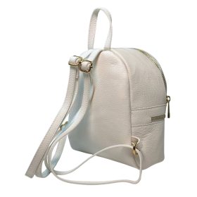 Monarchy fehér női bőr hátitáska19 × 21 cm