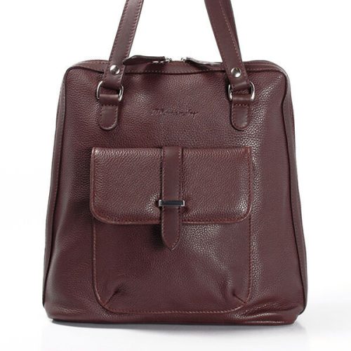 Monarchy Karen női barna bőr hátizsák