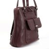 Monarchy Karen női barna bőr hátizsák
