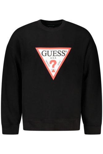 GUESS JEANS  FÉRFI FEKETE PULÓVER