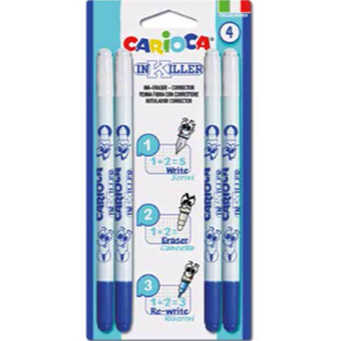 InKilller radírozható toll szett 4 db-os – Carioca