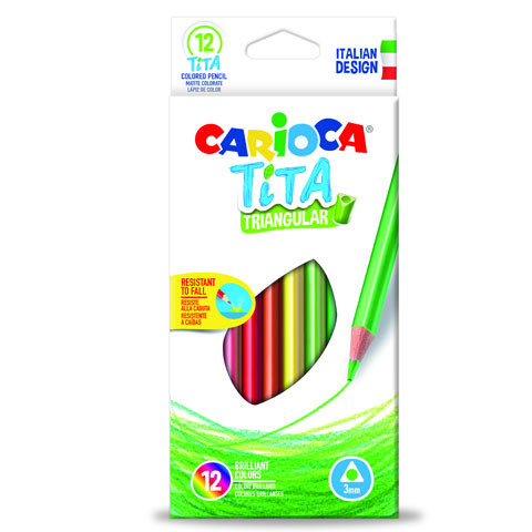 Carioca: Tita háromszög színes ceruza 12 db-os