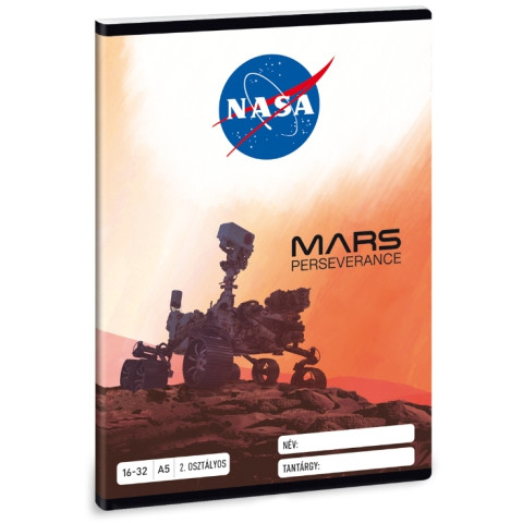 Ars Una: NASA 2. osztályos vonalas füzet A5 16–32