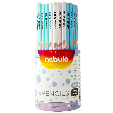Nebulo: Grafit ceruza háromszög alakú HB többféle változatban 1 db
