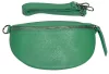 Maxmoda Aida olasz női zöld bőr övtáska, crossbody 22,5×14 cm