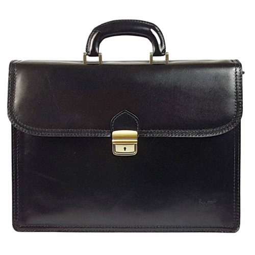Maxmoda olasz dupla rekeszes férfi bőr aktatáska 39 × 29 cm