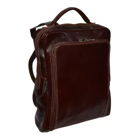 Maxmoda Aletta sötétbarna színű női bőr hátizsák