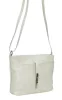 Maxmoda Bellini kisméretű, drapp színű, női bőr válltáska 20 x 17 cm