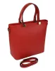 Maxmoda Agata olasz piros női bőr kézitáska vállpánttal 36 x 30 cm
