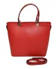 Maxmoda Agata olasz piros női bőr kézitáska vállpánttal 36 x 30 cm