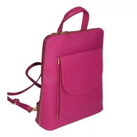 Maxmoda Cira magenta színű női bőr hátizsák