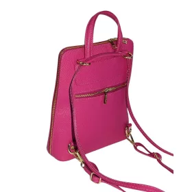 Maxmoda Cira magenta színű női bőr hátizsák