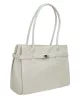 Maxmoda Alcina olasz női bézs bőr válltáska 35×28 cm