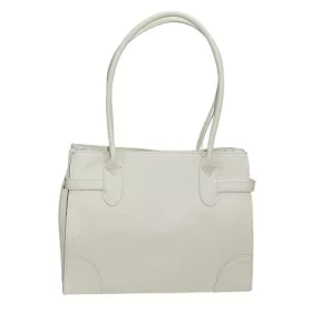Maxmoda Alcina olasz női bézs bőr válltáska 35×28 cm