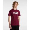 Vans MN CLASSIC BURGUNDY/WHITE férfi póló, L, bordó