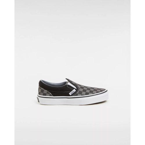 Vans UY Classic Slip-On (Checkerboard) Blk/Pewter cipő, 30.5 / 13