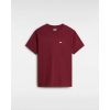 Vans MN LEFT CHEST LOGO TEE BURGUNDY férfi póló, XS, bordó