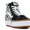 Vans UA SK8-Hi Stacked (Checkerboard) multi/true white cipő, 35 / 4, kockás