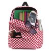 Vans OLD SKOOL CHECK BACKPACK CHILI PEPPER-CHECKERBOARD hátizsák, kockás