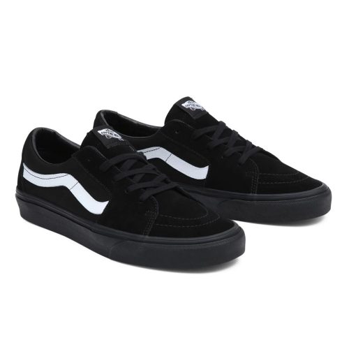 Vans UA SK8-Low CONTRAST BLACK/WHITE cipő, 35 / 4, fekete