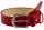 Magyar bőr manufaktúra piros női bőr öv 3,7 x 100 cm