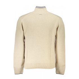 Napapijri férfi bézs pulóver