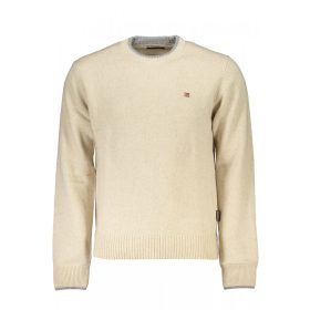 Napapijri férfi bézs pulóver