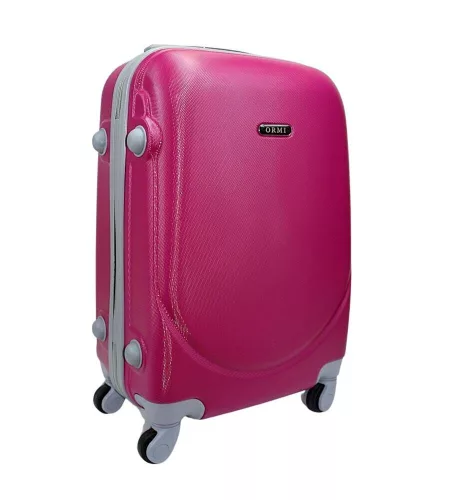 Ormi pink, keményfalú kabinbőrönd 55 cm