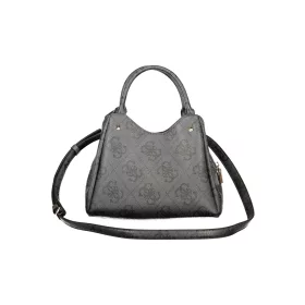   Guess Jeans Meridian II fekete, mintás női kézitáska, oldalpánttal 25 x 20 x 12 cm
