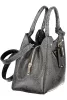 Guess Jeans Meridian II fekete, mintás női kézitáska, oldalpánttal 25 x 20 x 12 cm