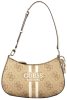 Guess mogyoró női válltáska 29 x 16 x 6 cm 