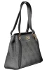 Guess Jeans mintás fekete női válltáska  37 x 24 x 10 cm