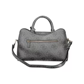   Guess Jeans Janie fekete mintás női kézitáska 32 x 20 x 10 cm