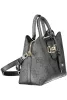 Guess Jeans Janie fekete mintás női kézitáska 32 x 20 x 10 cm
