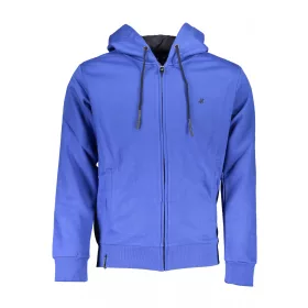   US Grand Polo férfi kék cipzáros felső, pulóver, pulcsi 5XL