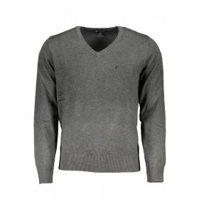   US Grand Polo férfi szürke pulóver, hosszú ujjú felső 6XL