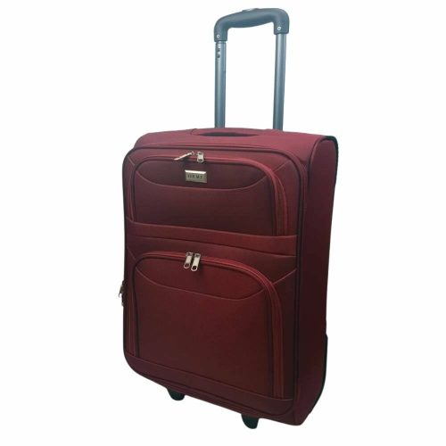 Ormi Light, puha falú kabin bőrönd, bordó, 55 cm.