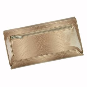   Patrizia mintás, kék színű női bőr pénztárca, RFID 18,5 × 10 cm